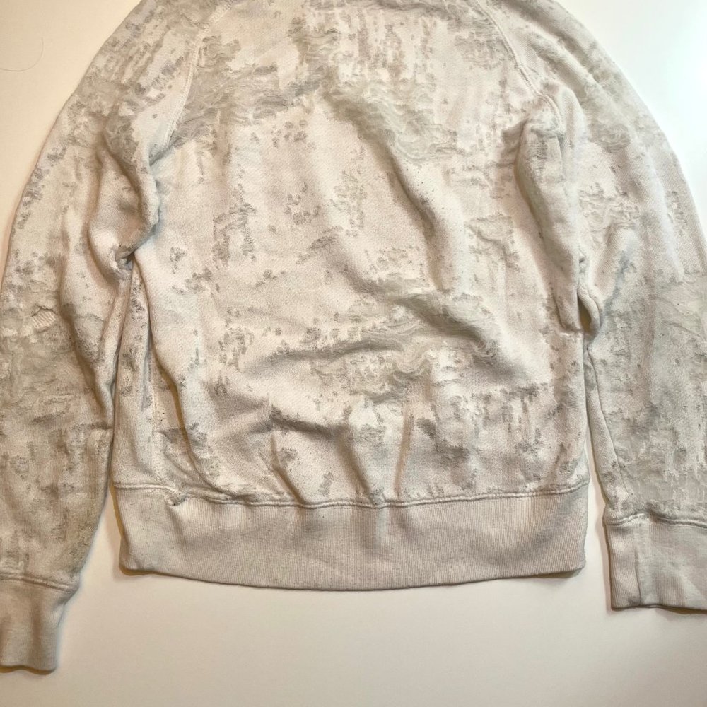 Womens white distressed sweatshirt small IRO Jeans - Picture 5 of 10